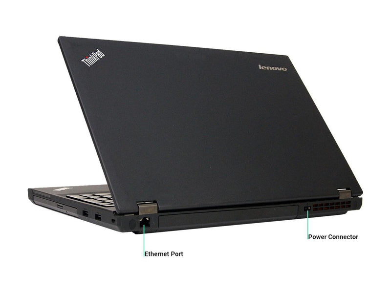 Lenovo Grade B Laptop W540 Intel Core i7 4th Gen 4800MQ (2.70 GHz) 8 GB Memory 240 GB SSD 15.6" Windows 10 Pro 64-Bit