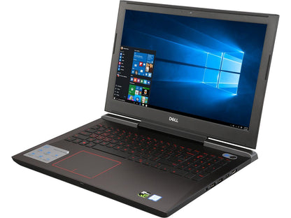 DELL i7577-7289BLK 15.6" 4K/UHD GTX 1060 6 GB VRAM i7-7700HQ 16 GB Memory 1 TB HDD + 512 GB SSD Windows 10 Home Gaming Laptop