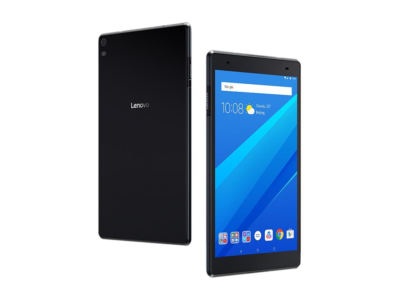 Lenovo Tab 4 8 ZA2B0009US Qualcomm Snapdragon 1.40 GHz 2 GB Memory 16 GB Flash Storage 8.0" 1280 x 800 Tablet PC Android 7.1 (Nougat) Slate Black