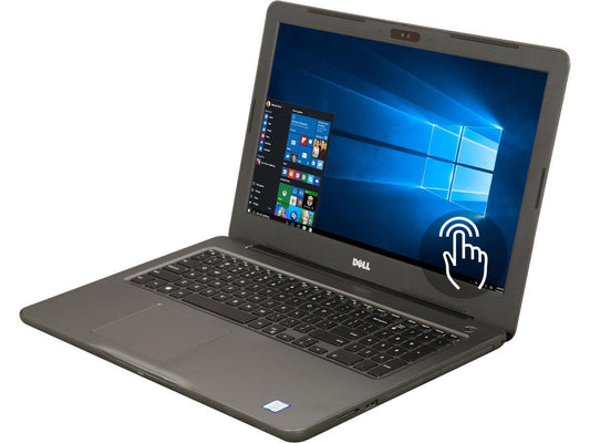 DELL Laptop Inspiron i5567-3654GRY Intel Core i5 7th Gen 7200U (2.50 GHz) 8 GB Memory 1 TB HDD Intel HD Graphics 620 15.6" Touchscreen Windows 10 Home 64-Bit