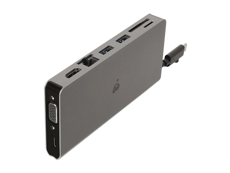IOGEAR GUD3C08 USB-C Pocket Dock with Power Delivery 3.0