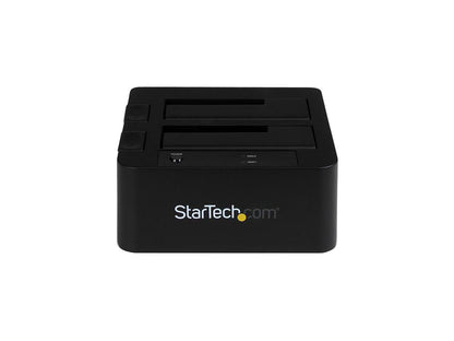 StarTech.com USB 3.0 / eSATA Dual Hard Drive Docking Station with UASP for 2.5/3.5in SATA SSD / HDD – SATA 6 Gbps USB 3.0 Dual Drive Dock