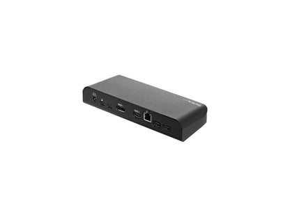 StarTech.com MST30C2DPPD USB C Dock - Dual Monitor -Â For WindowsÂ - HDMI and DisplayPort - 60W Power Delivery - 4x USB 3.0 - Laptop Docking Station