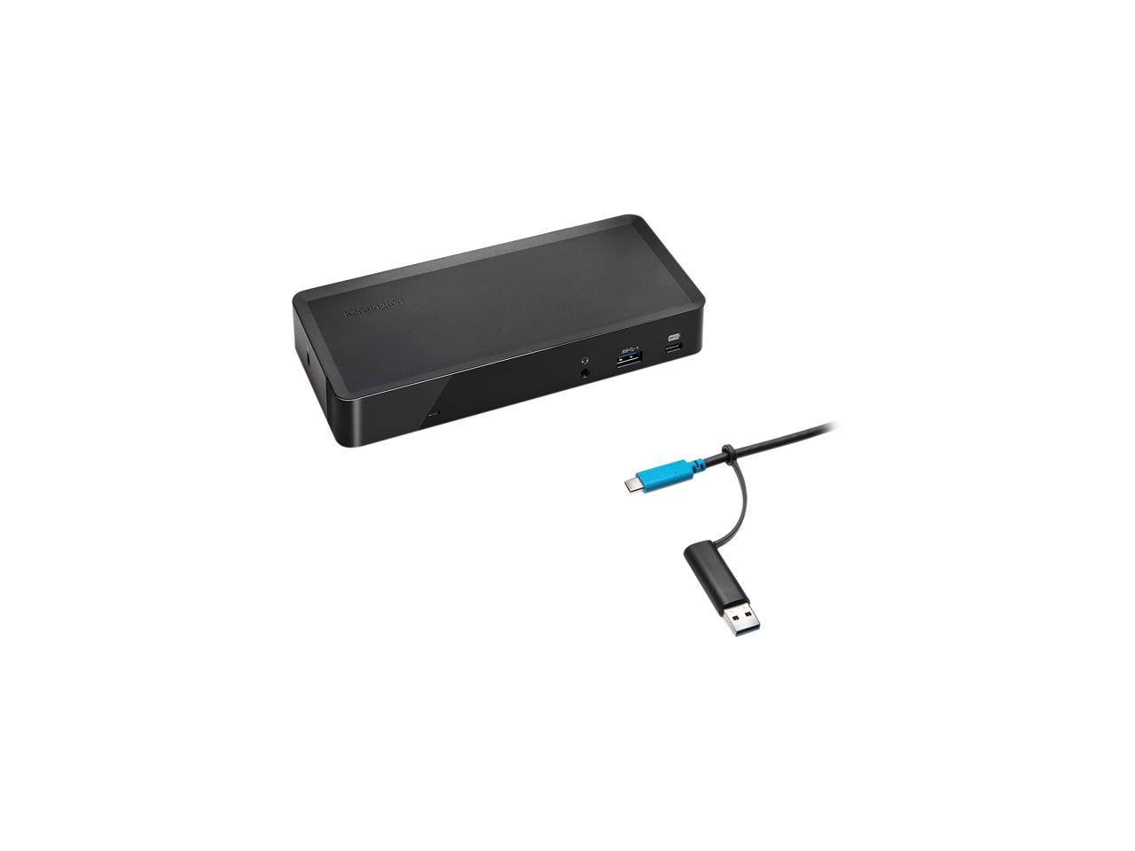 Kensington SD2000P USB-C 5Gbps Single 4K Nano Dock w/ 110W adapter - HDMI or DP - Win/Mac/Chrome