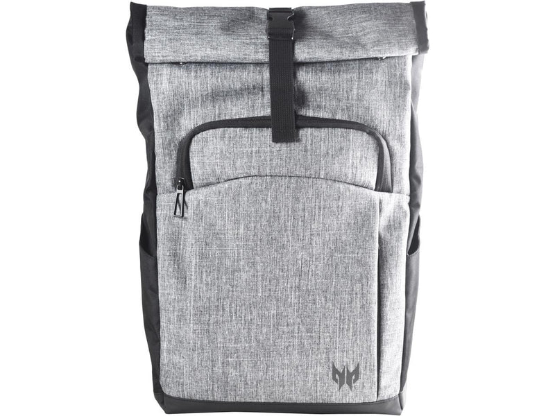 Acer Gray, Black Predator Rolltop Jr. Backpack Model NP.BAG1A.292