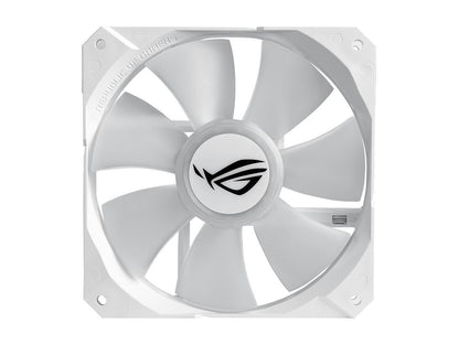 ASUS ROG Strix LC 240 RGB White Edition All-in-one Liquid CPU Cooler with Aura Sync RGB, and Dual ROG 120mm Addressable RGB Radiator Fans