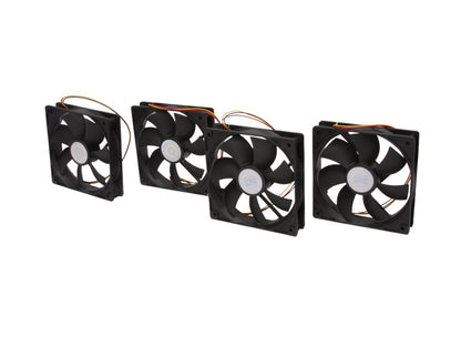 COOLER MASTER R4-S2S-124K-GP Silent Case Fan (4-Pack)