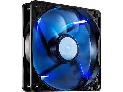 Cooler Master SickleFlow 120 - Sleeve Bearing 120mm Blue LED Silent Fan for Computer Cases, CPU Coolers, and Radiators