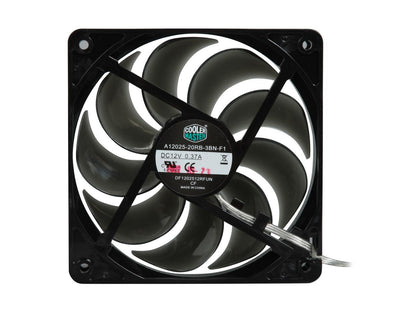 Cooler Master SickleFlow 120 - Sleeve Bearing 120mm Silent Fan for Computer Cases, CPU Coolers, and Radiators (Smoke Color)