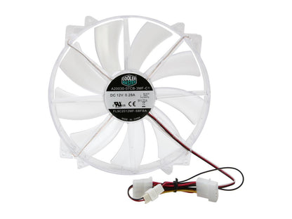 Cooler Master MegaFlow 200 - Sleeve Bearing 200mm Blue LED Silent Fan for Computer Cases