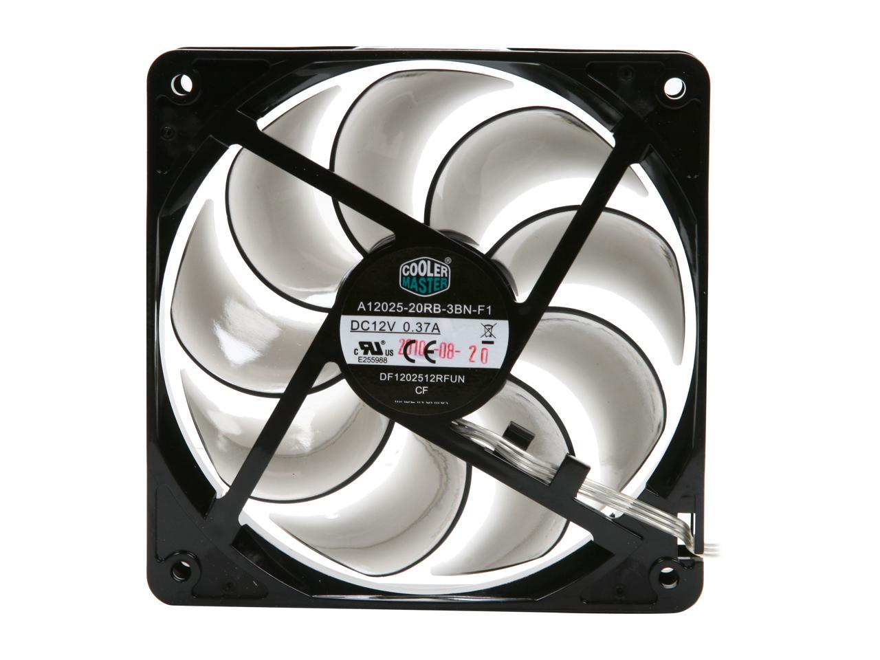 Cooler Master SickleFlow 120 - Sleeve Bearing 120mm Red LED Silent Fan for Computer Cases, CPU Coolers, and Radiators