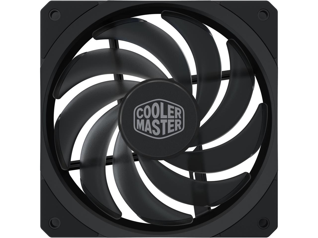 Cooler Master MasterFan SF120R 120mm High Performance Square Frame Fan w/ Static Pressure, Silent Technology, and PWM Control Fan