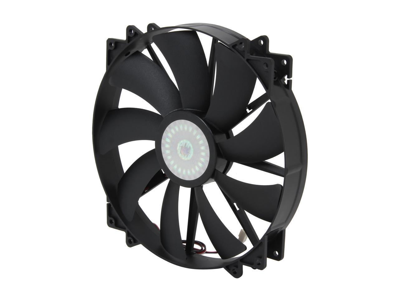 Cooler Master MegaFlow 200 - Sleeve Bearing 200mm Silent Fan for Computer Cases (Black)