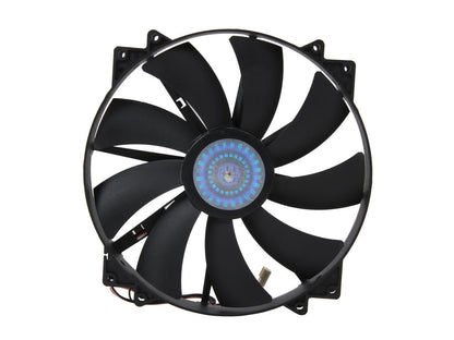 Cooler Master MegaFlow 200 - Sleeve Bearing 200mm Silent Fan for Computer Cases (Black)