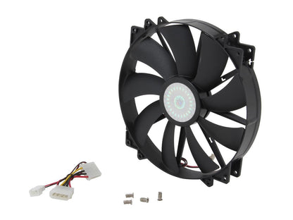 Cooler Master MegaFlow 200 - Sleeve Bearing 200mm Silent Fan for Computer Cases (Black)