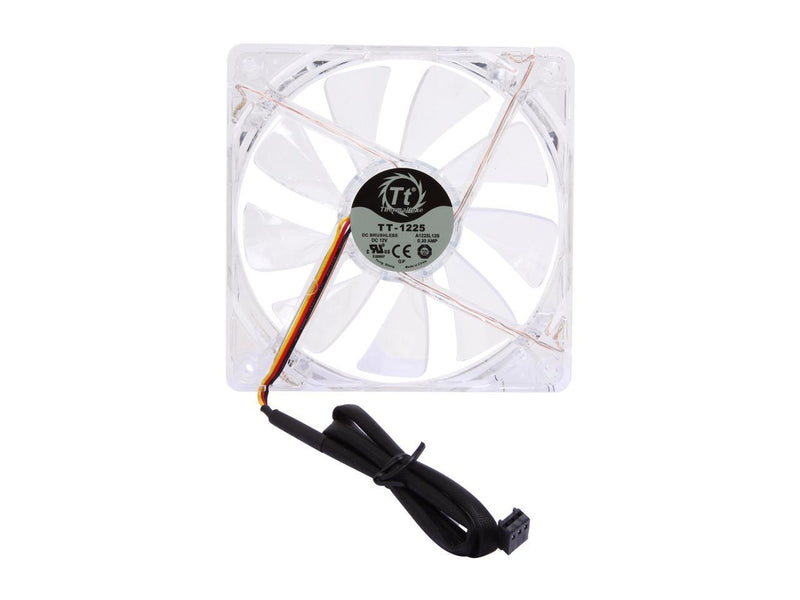 Thermaltake CL-F019-PL12RE-A 120mm Pure Series Quiet High Airflow Case Fan