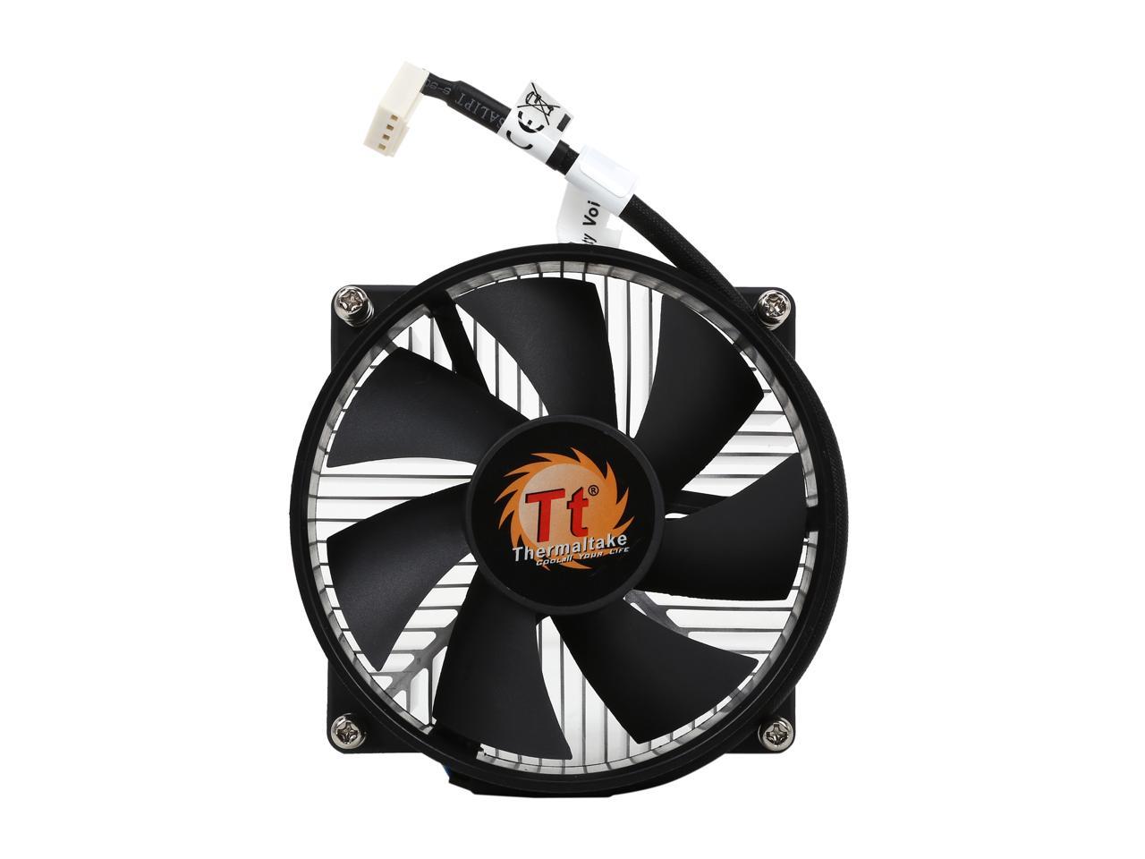 Thermaltake Gravity i2 95W 7-Bladed 92mm 4-Pins PWM Aluminum Extrusion CPU Cooling Fan for Intel Core i7/i5/i3 CLP0556-B