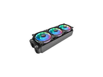 Thermaltake Riing Duo 12 RGB Radiator Fan TT Premium Edition (3-Fan Pack) CL-F073-PL12SW-A 120mm RGB LED Case Fan