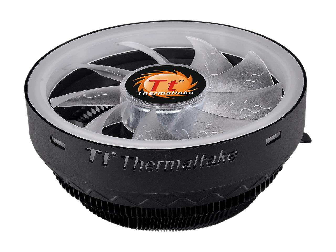 Thermaltake UX100 5V Motherboard Sync High Airflow Hydraulic Bearing ARGB Lighting CPU Cooler