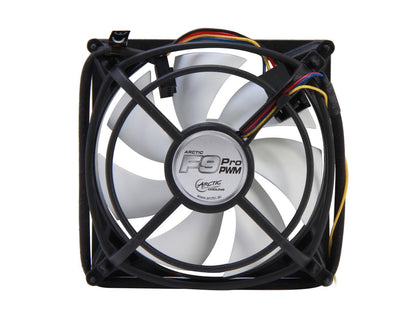 ARCTIC F9 Pro PWM Fluid Dynamic Bearing Case Fan, 92mm PWM Speed Control, 39CFM at 23dBA