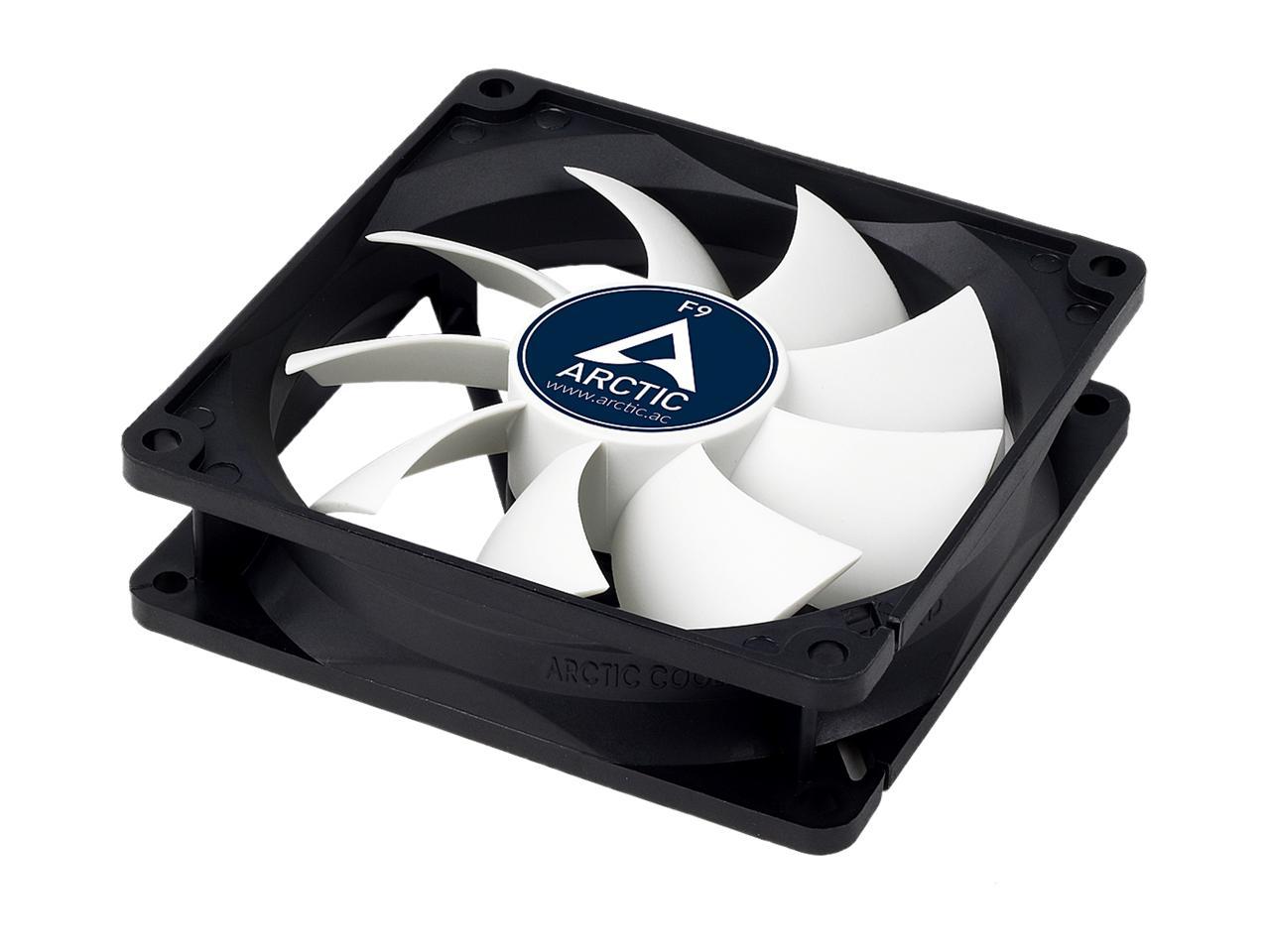 ARCTIC F9 Fluid Dynamic Bearing Case Fan, 92mm Quiet Blade Design, 43CFM at 23dBA