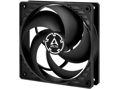 Arctic P12 PWM PST (Black/Black) - Pressure-optimised 120 mm Fan with PWM and PST (PWM Sharing Technology)