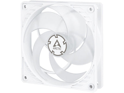 Arctic P12 PWM PST (White/Transparent) - Pressure-optimised 120 mm Fan with PWM and PST (PWM Sharing Technology)