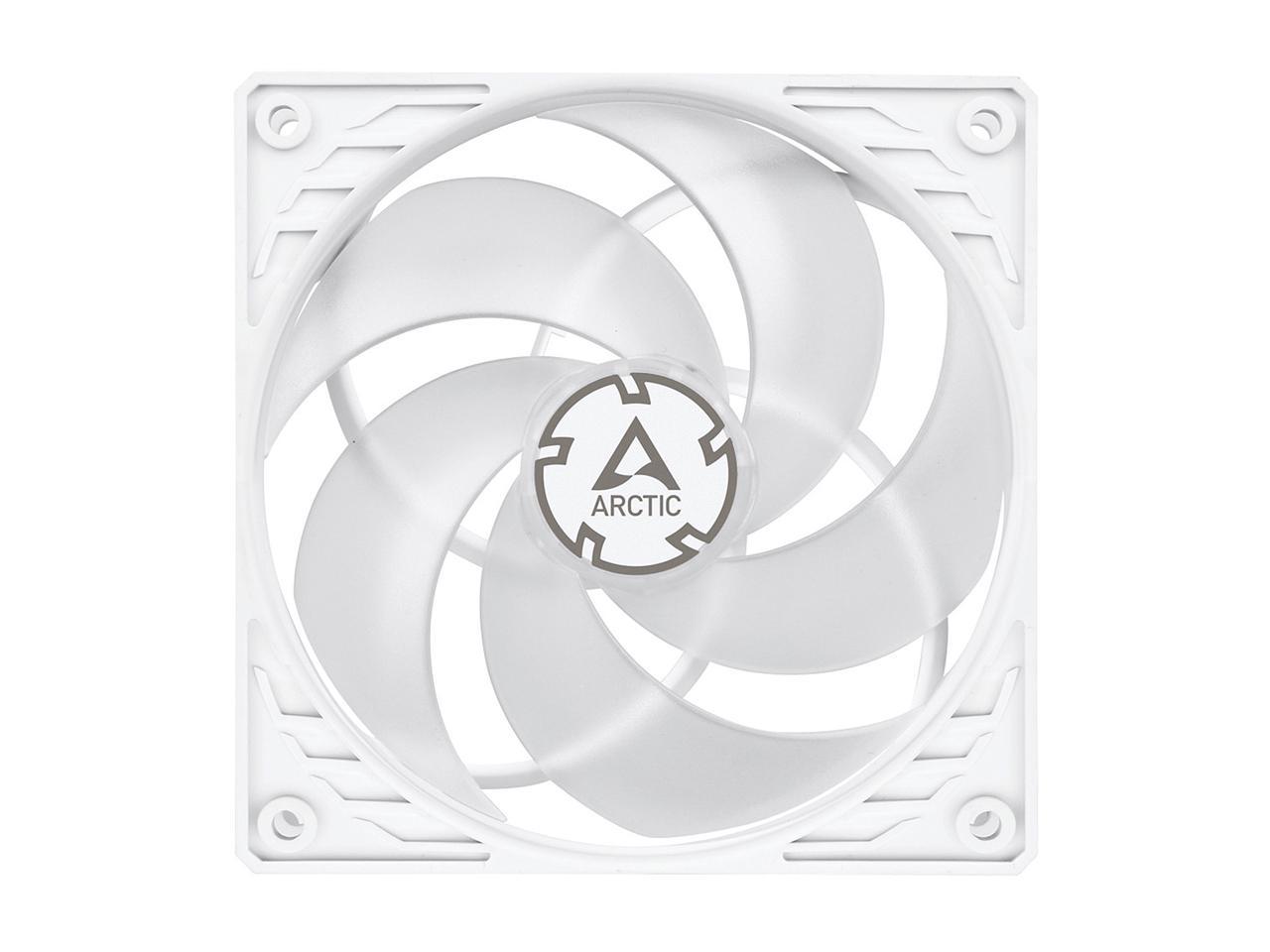 Arctic P12 PWM PST (White/Transparent) - Pressure-optimised 120 mm Fan with PWM and PST (PWM Sharing Technology)