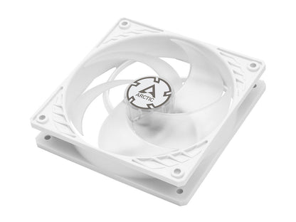 Arctic P12 PWM PST (White/Transparent) - Pressure-optimised 120 mm Fan with PWM and PST (PWM Sharing Technology)