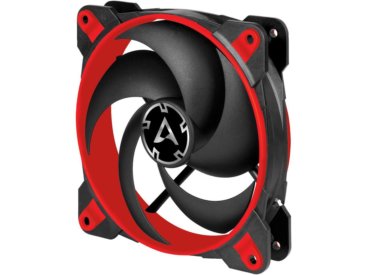 Arctic BioniX P120 (Red) - Pressure-optimised 120 mm Gaming Fan with PWM Sharing Technology (PST)