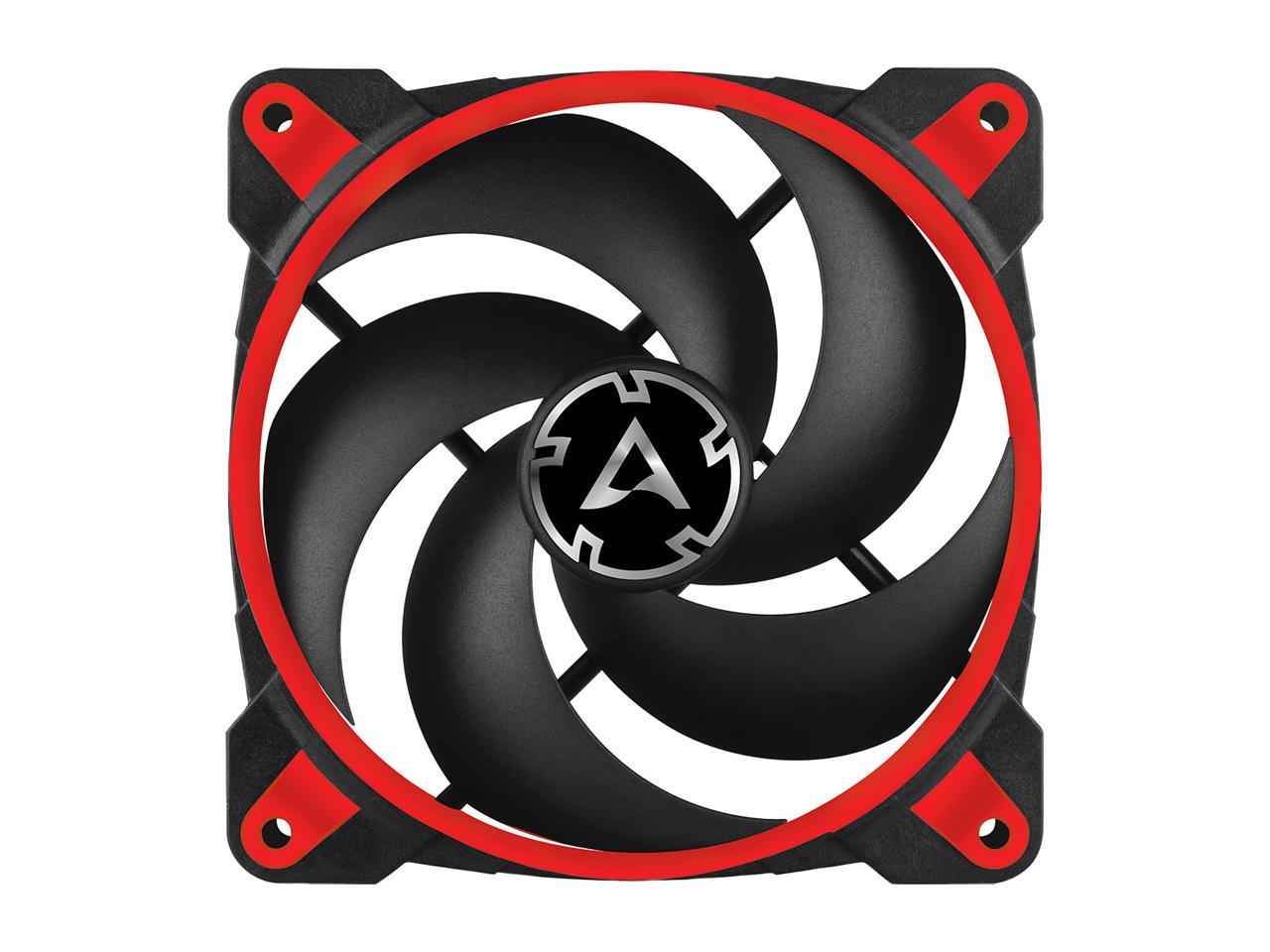 Arctic BioniX P120 (Red) - Pressure-optimised 120 mm Gaming Fan with PWM Sharing Technology (PST)