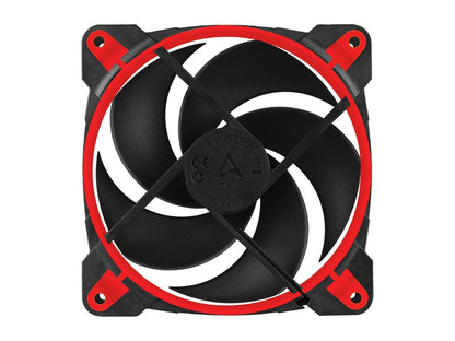 Arctic BioniX P120 (Red) - Pressure-optimised 120 mm Gaming Fan with PWM Sharing Technology (PST)