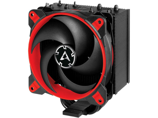 ARCTIC Freezer 34 eSports Edition - Tower CPU Cooler with Push-Pull Configuration, Wide Range of Regulation 200 to 2100 RPM, Includes Low Noise PWM 120 mm Fan - Red