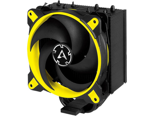 ARCTIC Freezer 34 eSports Edition - Tower CPU Cooler with Push-Pull Configuration, Wide Range of Regulation 200 to 2100 RPM, Includes Low Noise PWM 120 mm Fan - Yellow