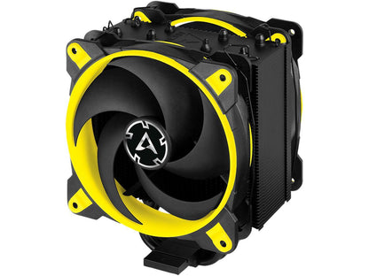 ARCTIC Freezer 34 eSports DUO - Tower CPU Cooler with Push-Pull Configuration, Wide Range of Regulation 200 to 2100 RPM, Includes 2 Low Noise PWM 120 mm Fans - Yellow