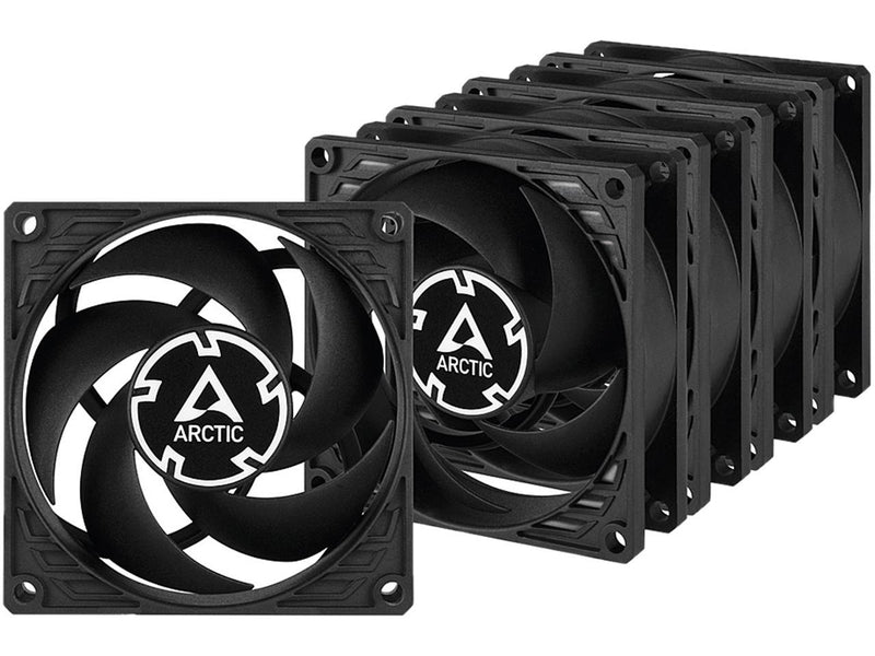 ARCTIC COOLING P8 Value Pack ACFAN00153A 80mm Pressure-optimised Case Fan (5-Pack)