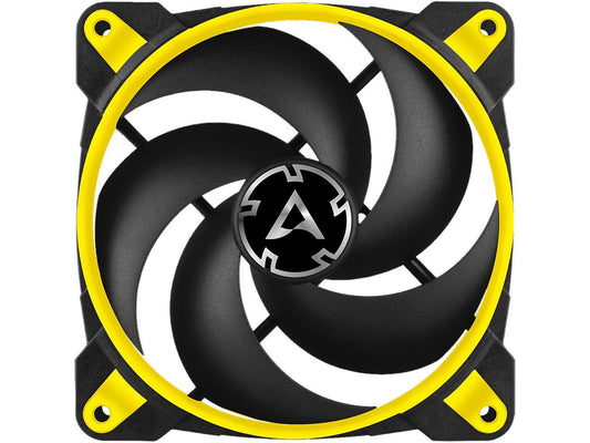 ARCTIC COOLING BioniX P120 Yellow Pressure-Optimised 120 mm Gaming Fan with PWM Sharing Technology - ACFAN00117A