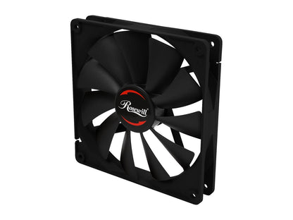 Rosewill RAWP-141209v2 - 120mm Computer Case Cooling Fan - Seal IP56 Dust Resistant, Splash Proof with Pulse Width Modulation (PWM) Speed Control & High End Teflon Nano Bearing