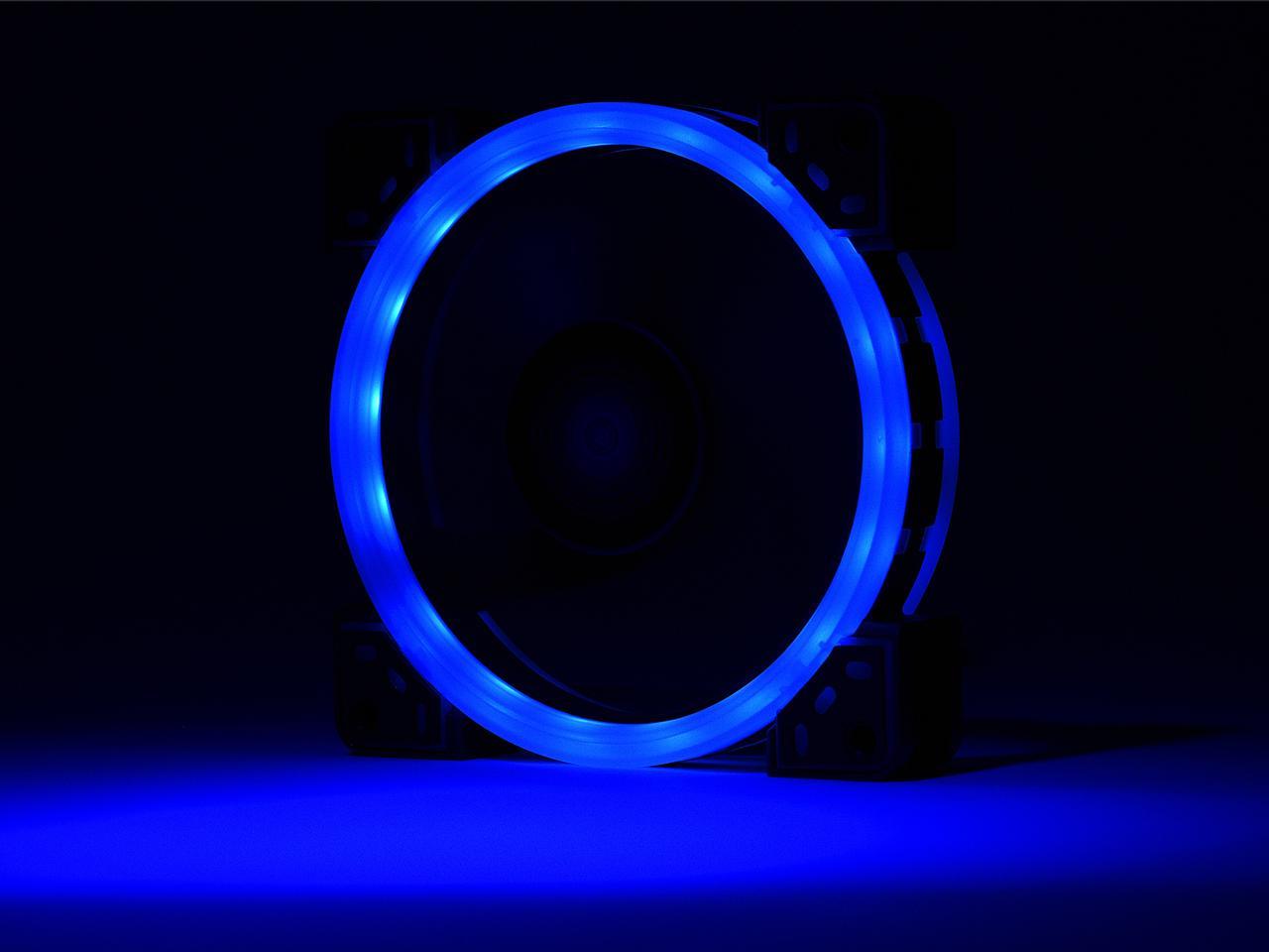 Rosewill 120mm True RGB LED Case Fan (1-Pack), Dual Ring Addressable RGB, Ultra Quiet Cooling with Long Life Rifle Bearing - RGBF-S12002