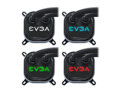 EVGA CLC 120 Liquid / Water CPU Cooler, 400-HY-CL12-V1, 120mm Radiator, RGB LED with EVGA Flow Control Software