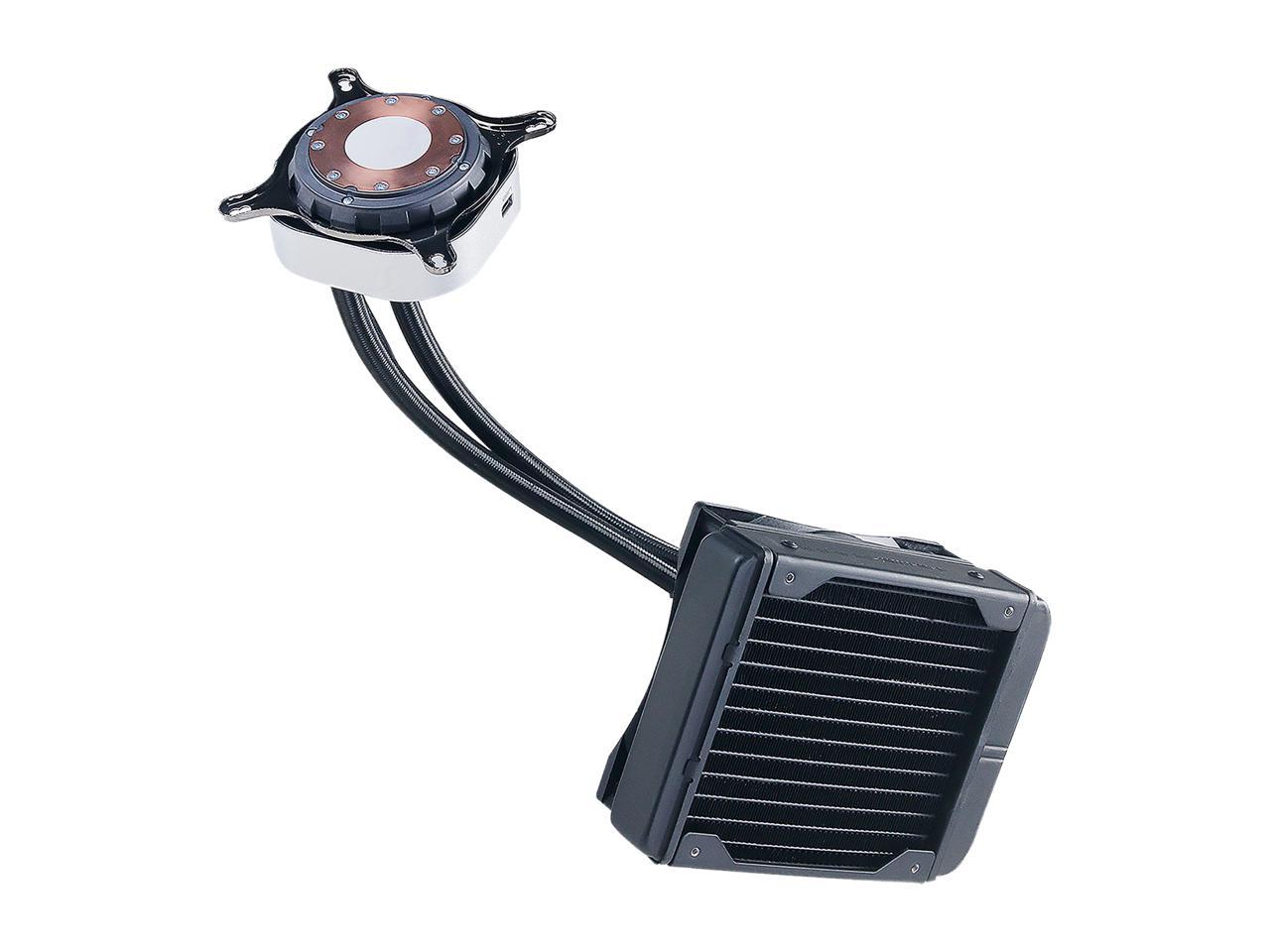 EVGA CLC 120 Liquid / Water CPU Cooler, 400-HY-CL12-V1, 120mm Radiator, RGB LED with EVGA Flow Control Software