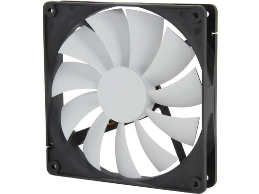 Fractal Design Silent Series R2 140mm Silence Optimized Hydraulic Bearing Black/White Computer Case Fan