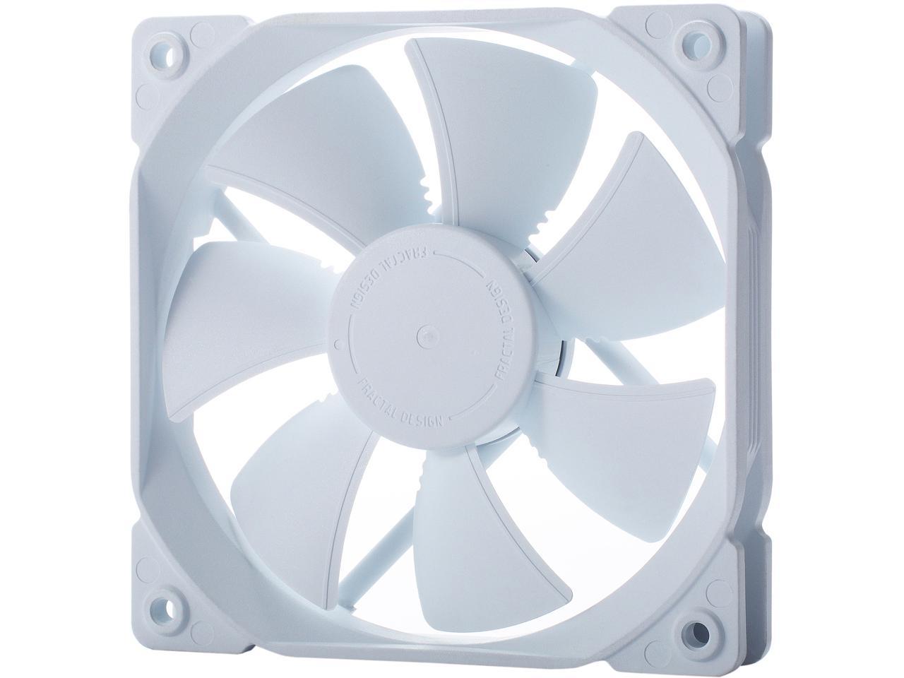Fractal Design Dynamic X2 GP-12 120mm High Durability Long Life Sleeve Bearing White Edition Computer Case Fan