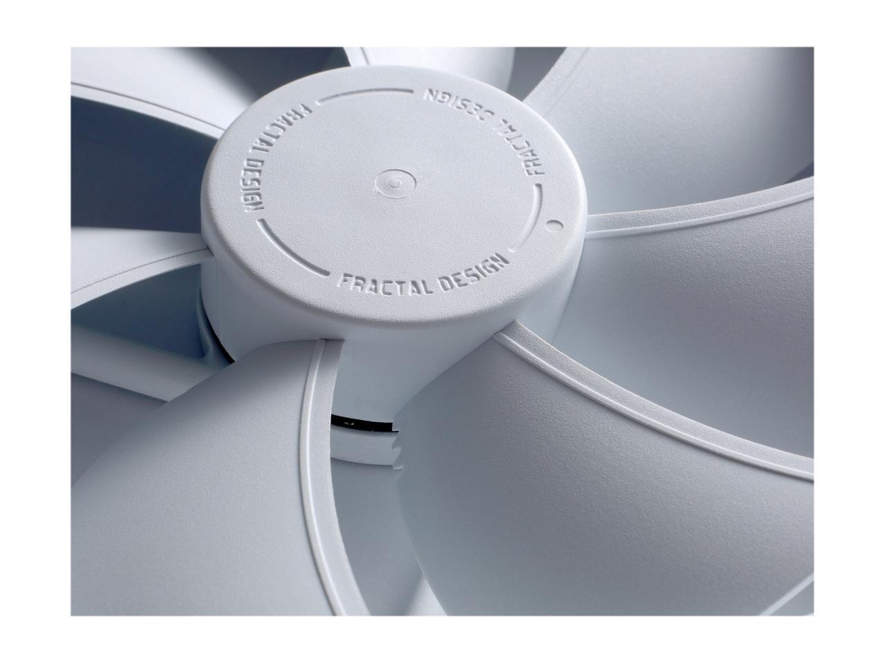 Fractal Design Dynamic X2 GP-14 140mm High Durability Long Life Sleeve Bearing White Edition Computer Case Fan