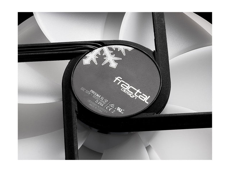 Fractal Design Prisma SL-12 120mm White LED Long Life Sleeve Bearing Computer Case Fan