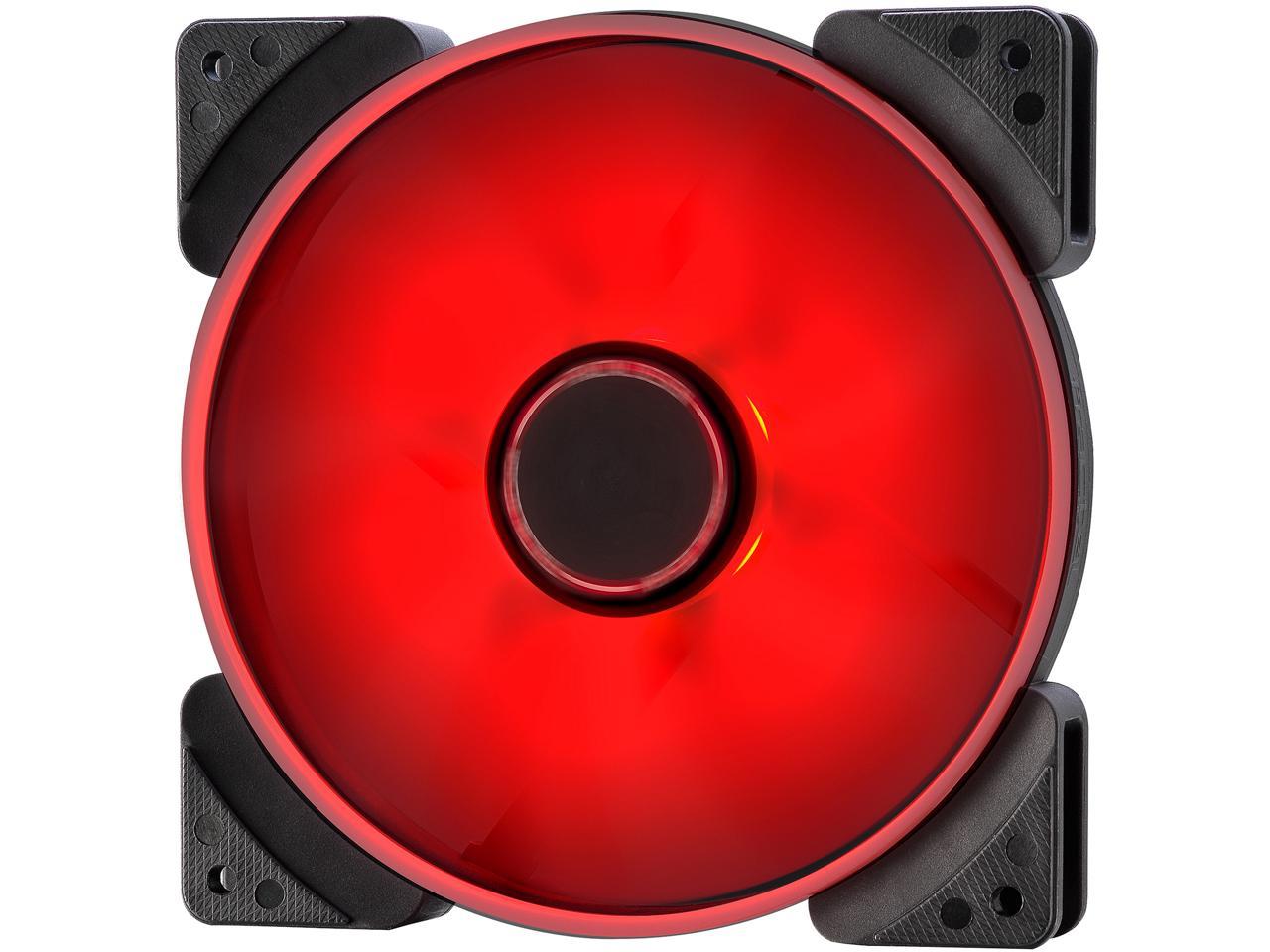 Fractal Design Prisma SL-14 140mm Red LED Long Life Sleeve Bearing Computer Case Fan