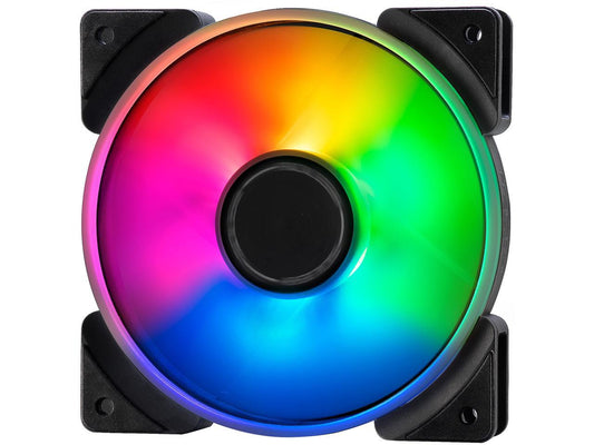 Fractal Design Prisma AL-12 PWM 120mm Addressable RGB LED Long Life Sleeve Bearing Computer Case Fan