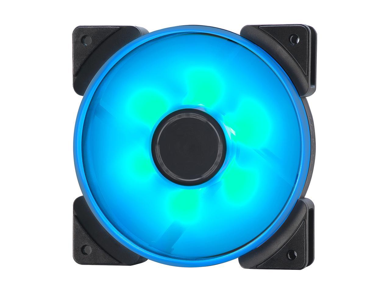 Fractal Design Prisma AL-12 120mm Addressable RGB LED Long Life Sleeve Bearing Computer Case Fan 3-Pack