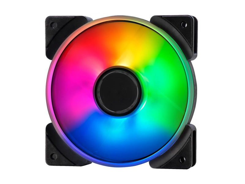 Fractal Design Prisma AL-12 120mm Addressable RGB LED Long Life Sleeve Bearing Computer Case Fan 3-Pack
