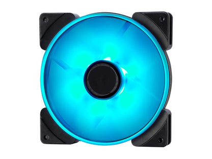 Fractal Design Prisma AL-14 140mm Addressable RGB LED Long Life Sleeve Bearing Computer Case Fan 3-Pack